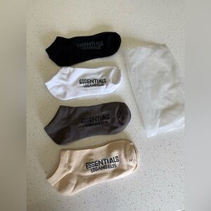 Essentials by Milano Black and White Casual Socks